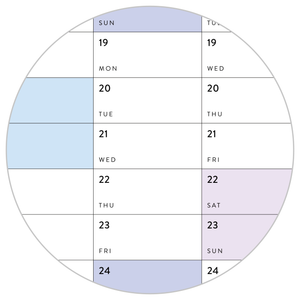 2024 - 2025 ACADEMIC WALL CALENDAR (AUGUST START) | SCHOOL CALENDAR | VERTICAL WITH RAINBOW WEEKENDS