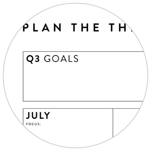 PRINTABLE Q3 (JULY - SEPTEMBER) 2025 QUARTERLY WALL CALENDAR (MINIMAL) - INSTANT PDF DOWNLOAD