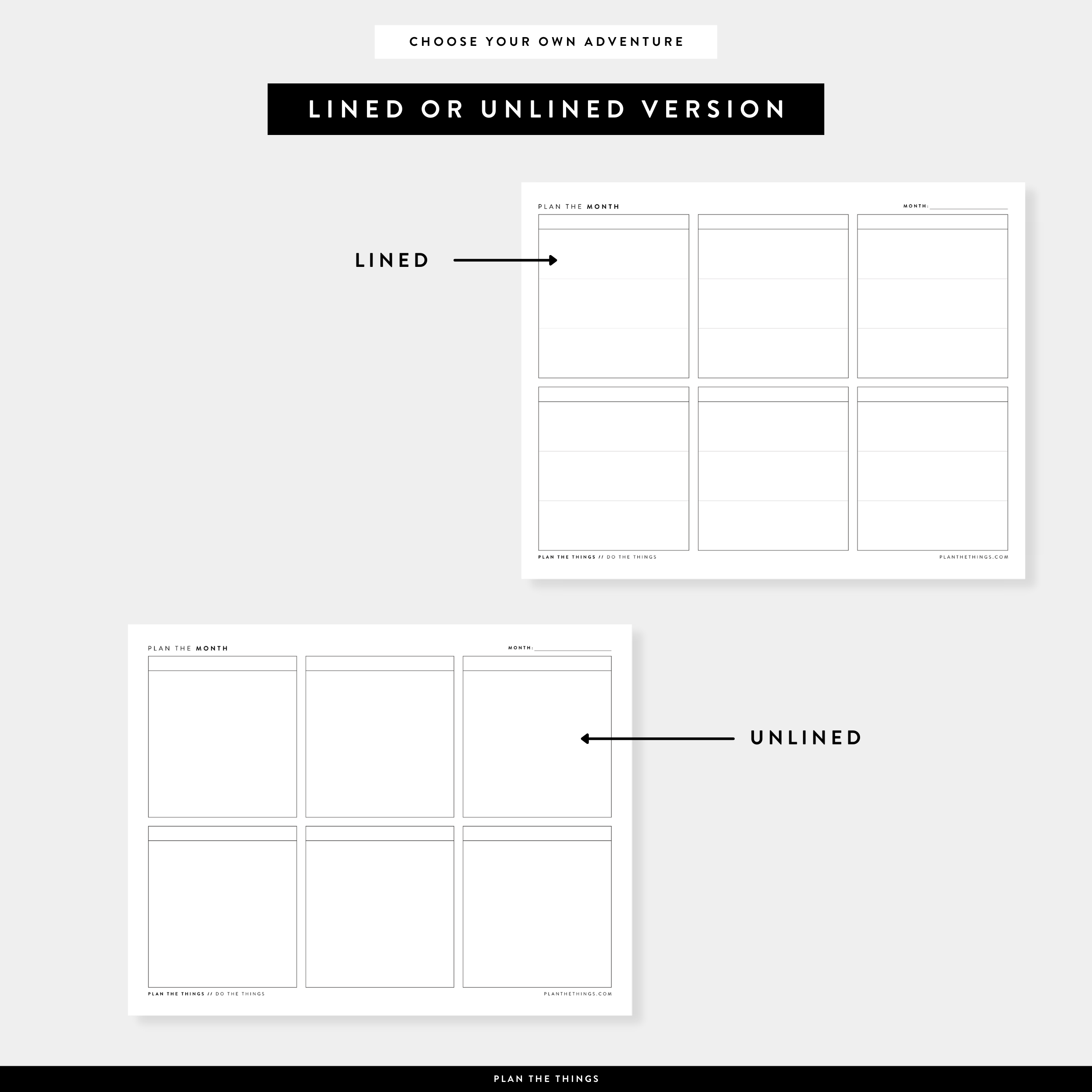 Dashboard Printable Noted Edition Planner Dashboard for 